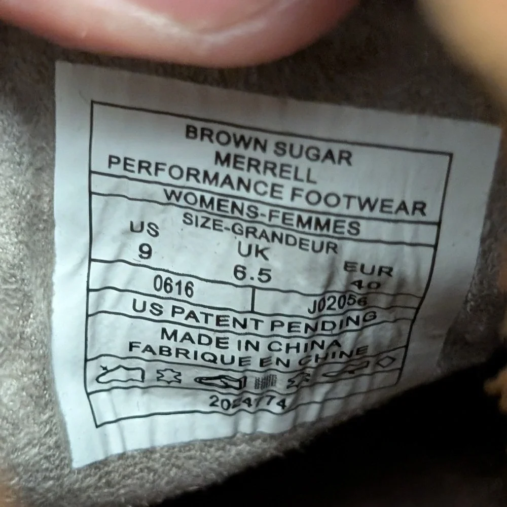 Merrell Brown Sugar Leather Chukka Boots Womens 9 Brown J02056‎ Ankle Boots